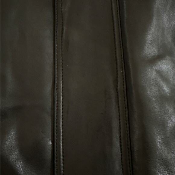 Andrew Marc New York Leather Jacket Size Estimated L Black - Picture 8 of 8